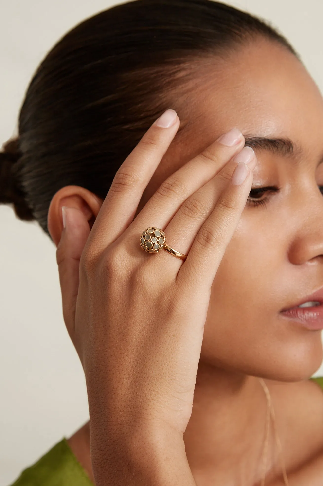 14k Diana Ring Yellow Gold