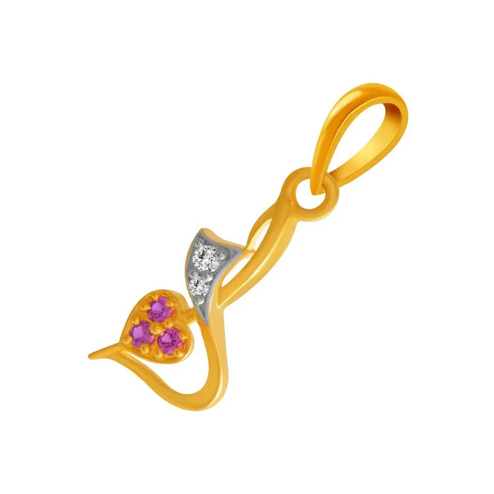 14k P Shaped Gold Pendant From Online Exclusive