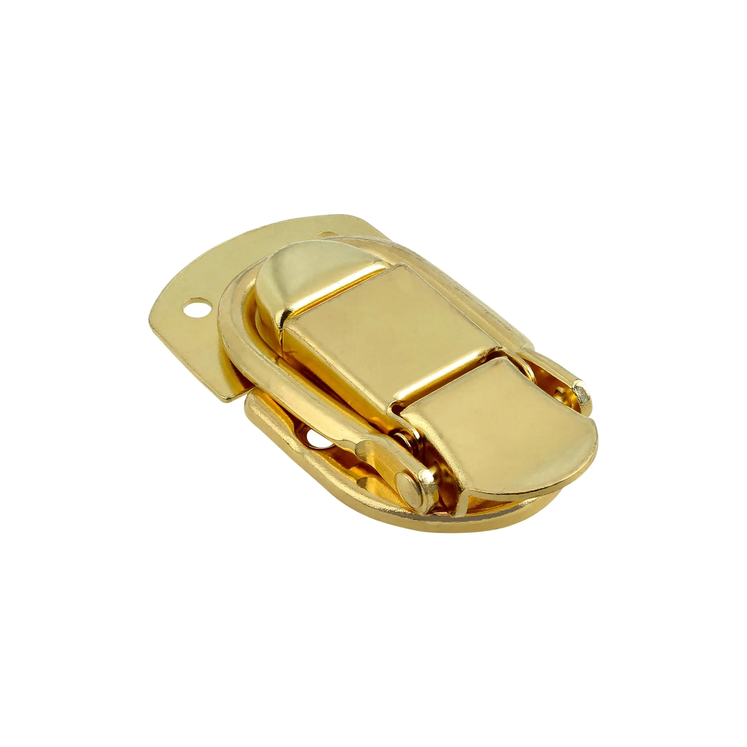 2 7/16" Brass, Latch Lock Drawbolt, Steel, #L-2026-BP