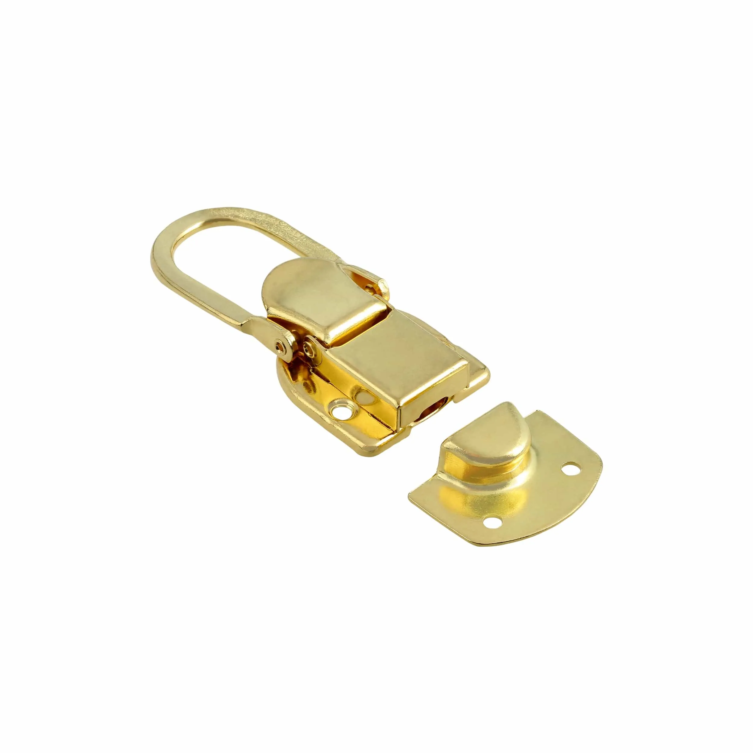 2 7/16" Brass, Latch Lock Drawbolt, Steel, #L-2026-BP