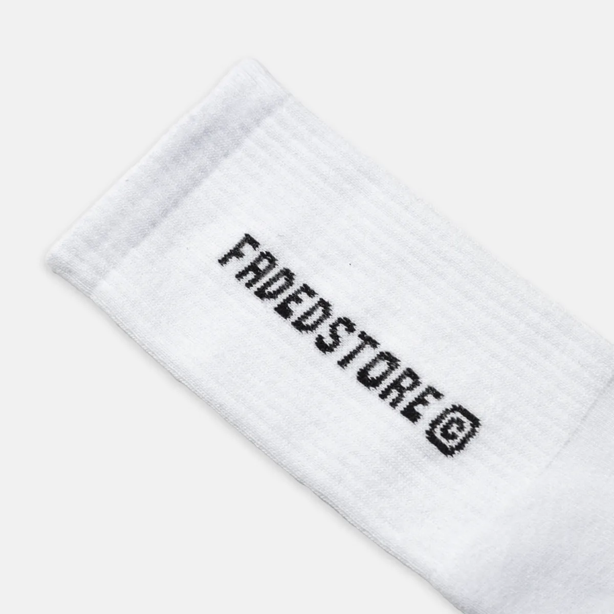 3 Pack FadedStore Socks | White