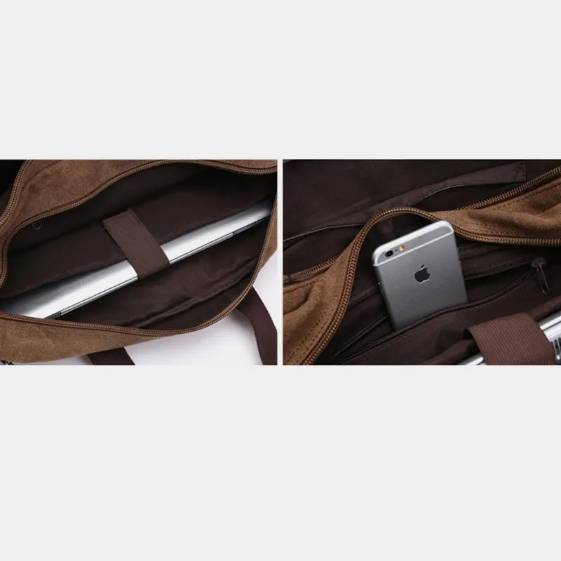 3 Way-Use Large Capacity British Style Briefcase