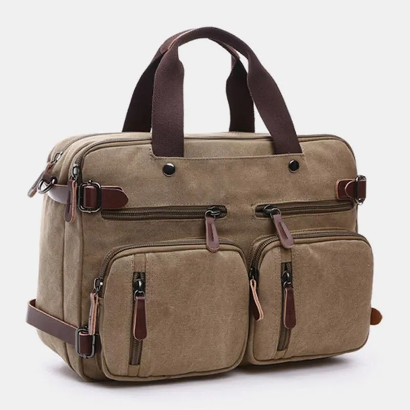 3 Way-Use Large Capacity British Style Briefcase