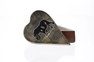 43. Handpainted Heart Shaped Jewelry Box