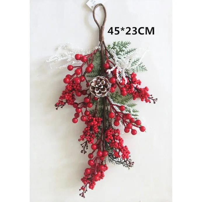 45cm Christmas Red Berry Hanger Decoration