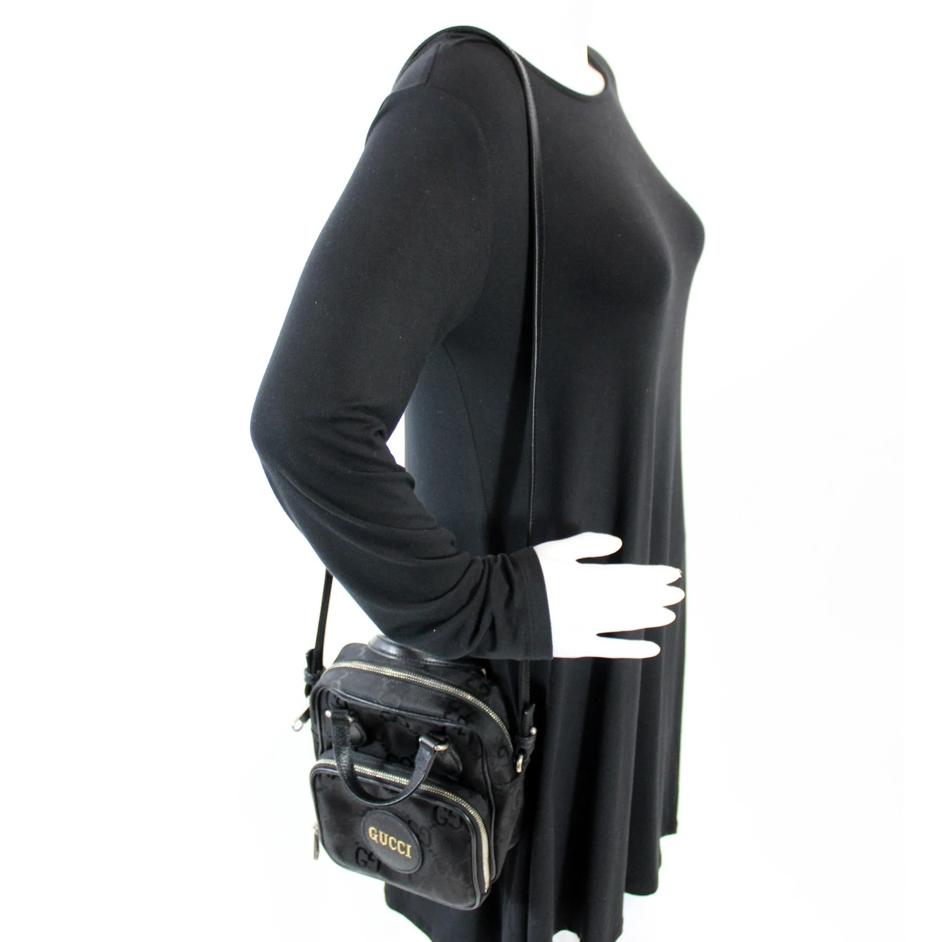 625850 GG Nylon Off The Grid Shoulder Bag