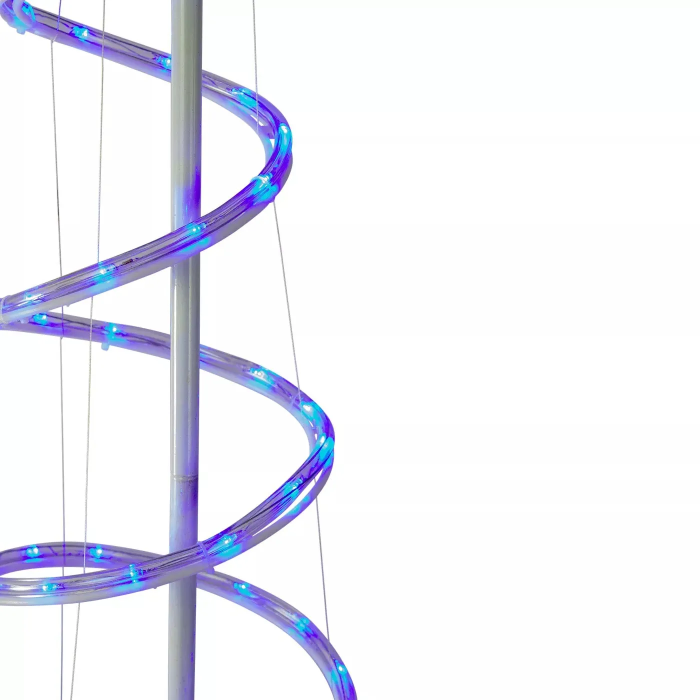7' LED Rope Light Spiral Tree Decorations