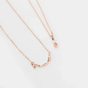 [925 silver] Dazzling Diamond Necklace