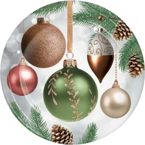 9" Round Dazzling Ornaments Paper Plates