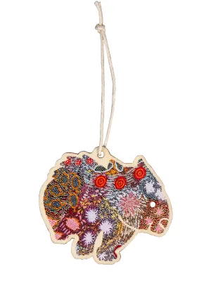 Aboriginal Christmas Wombat  Decoration Grandmother's Country