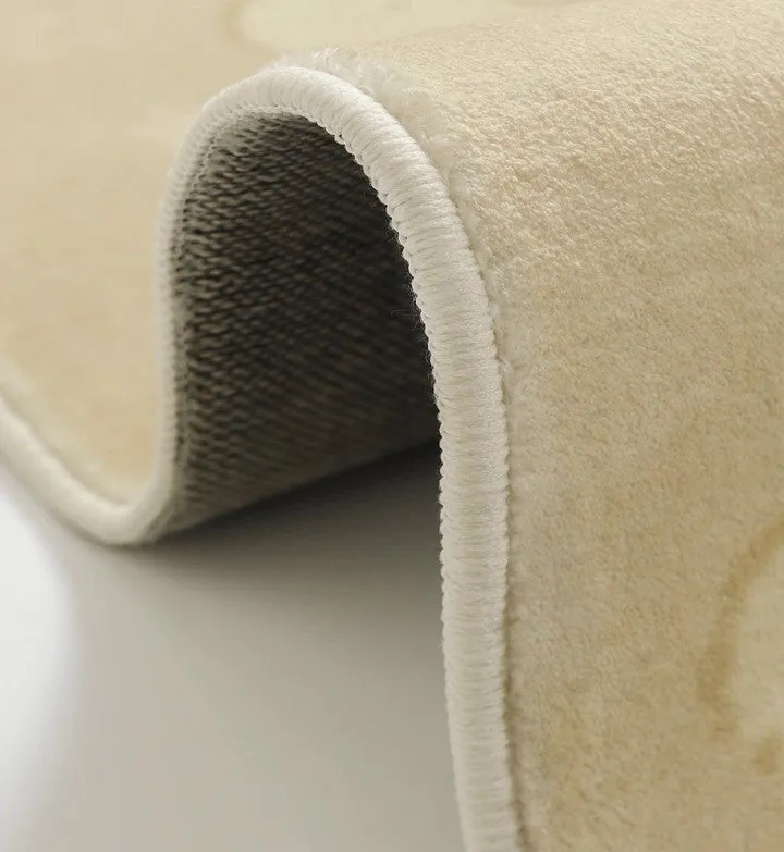 Abstract Geometric Modern Rugs, Modern Cream Rugs for Bedroom, Modern Rugs for Dining Room, Large Modern Rugs for Living Room