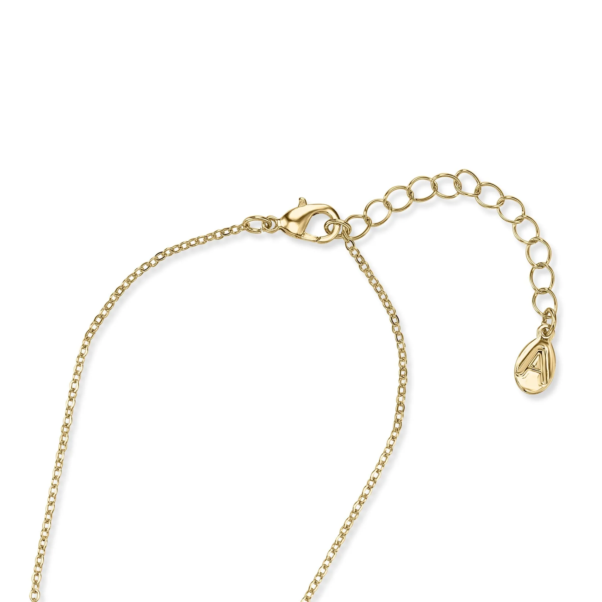 Accessorize London Women Gold Starburst Pendant Necklace