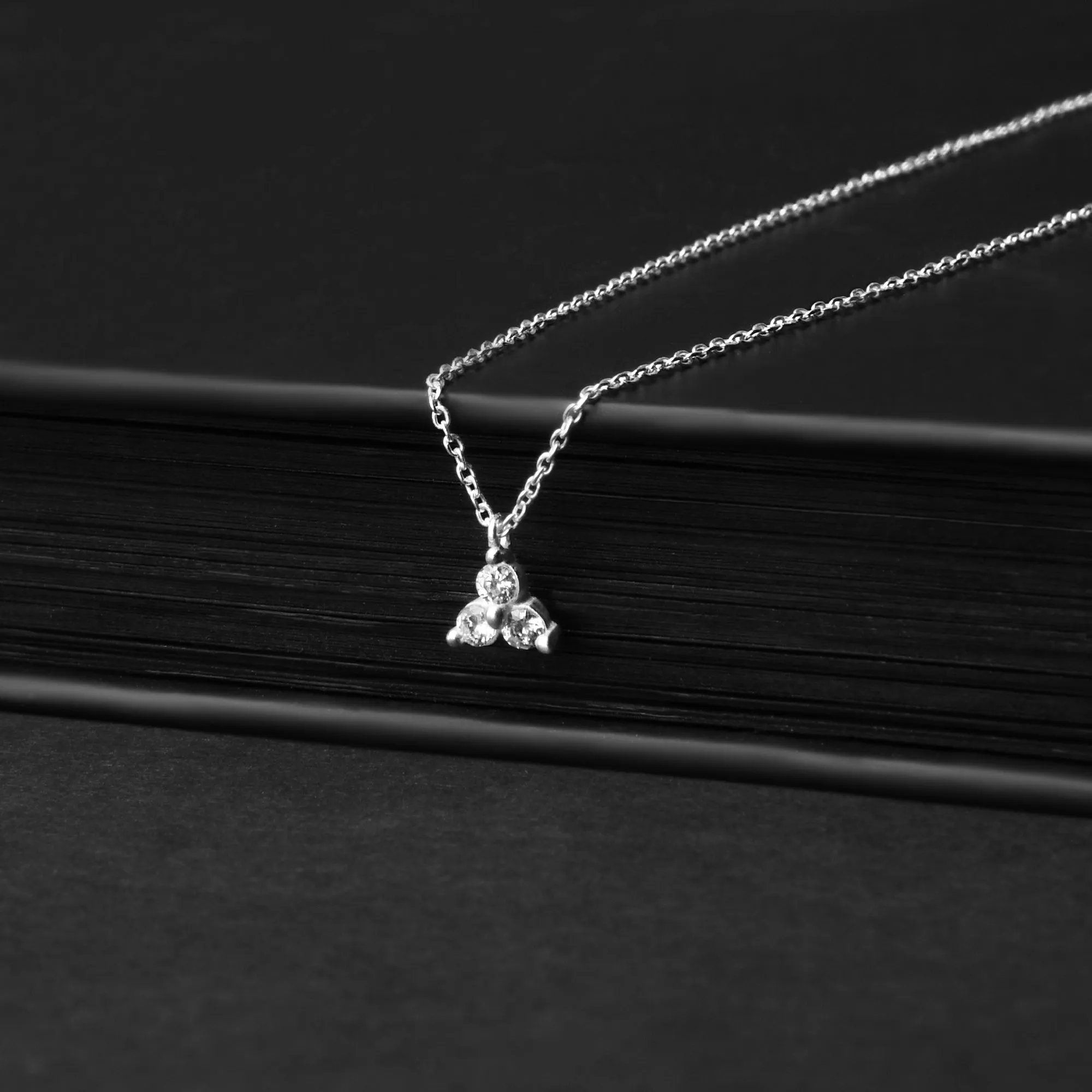 Accessorize London Women's 925 Sterling Silver Hallmark Cubic Zirconia Flower Pendant Necklace