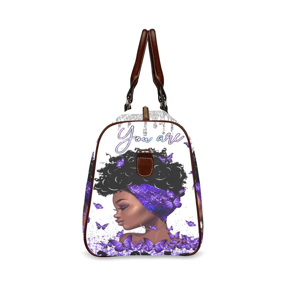 Affirmations Travel Bag Waterproof Travel Bag/Large (Model 1639)