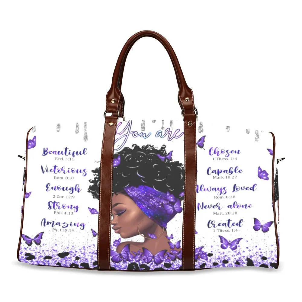 Affirmations Travel Bag Waterproof Travel Bag/Large (Model 1639)