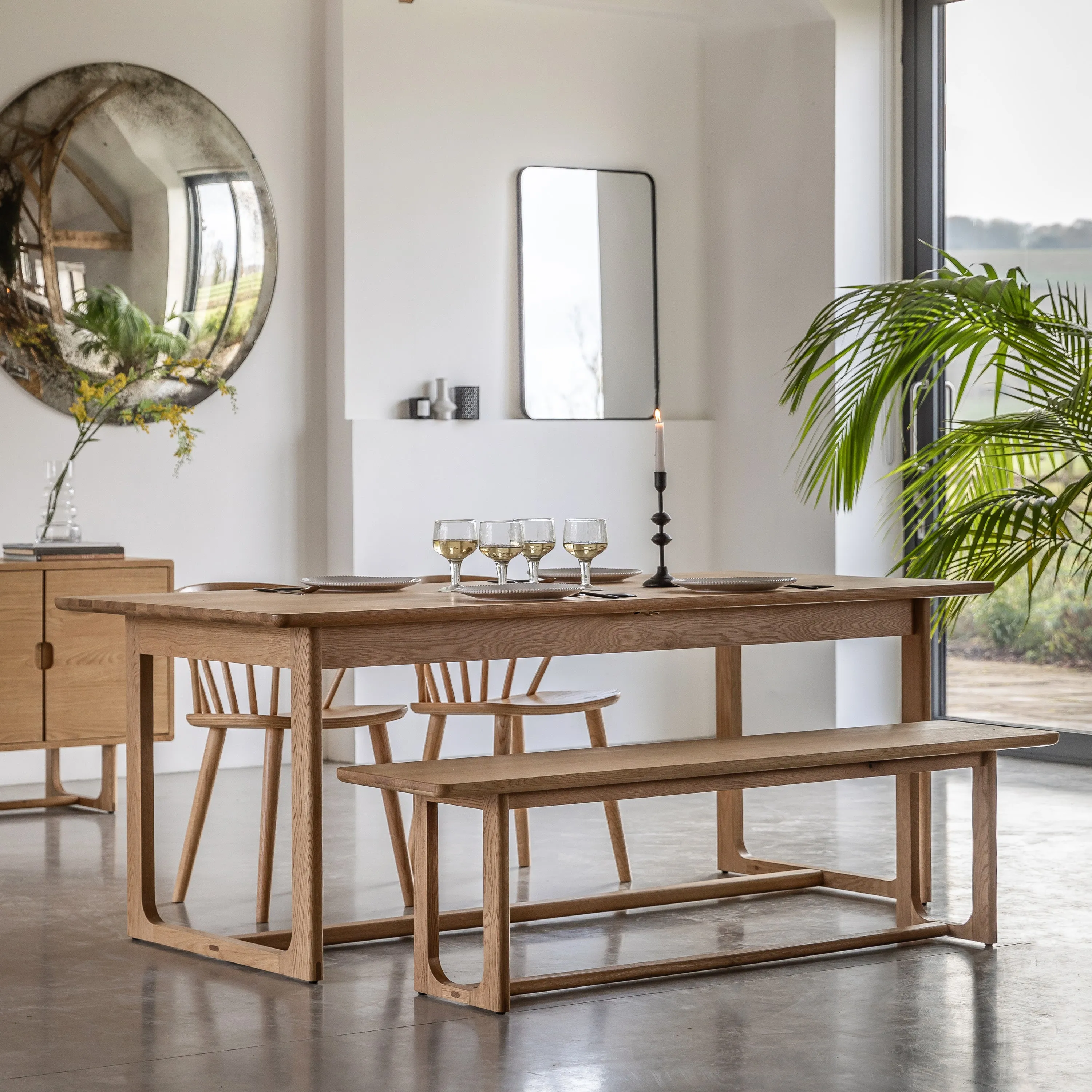 Amos Craft Extending Dining Table Natural