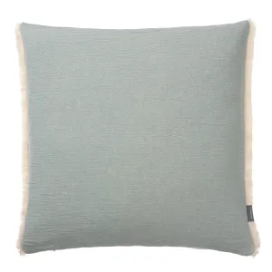 Anaba Cushion Cover [Green grey/Natural white]
