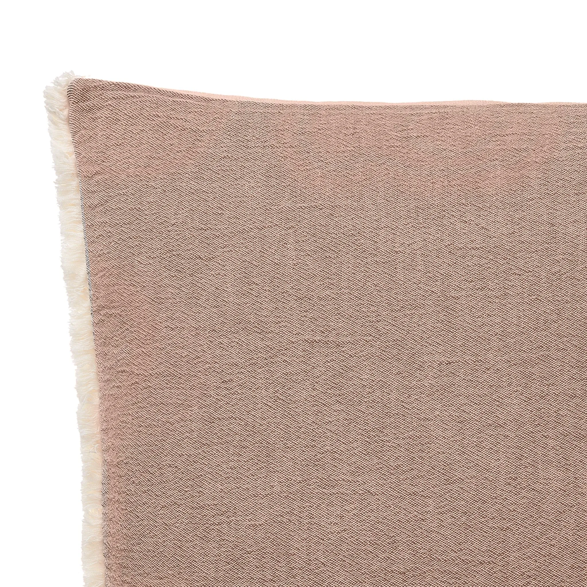 Anaba Cushion Cover [Terracotta/Natural white]
