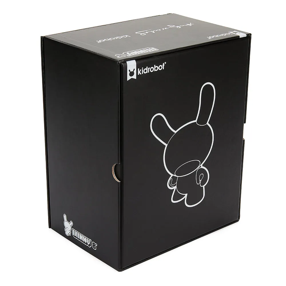 Andy Warhol Fright Wig Self-Portrait 8" Masterpiece Dunny - Monochrome Edition