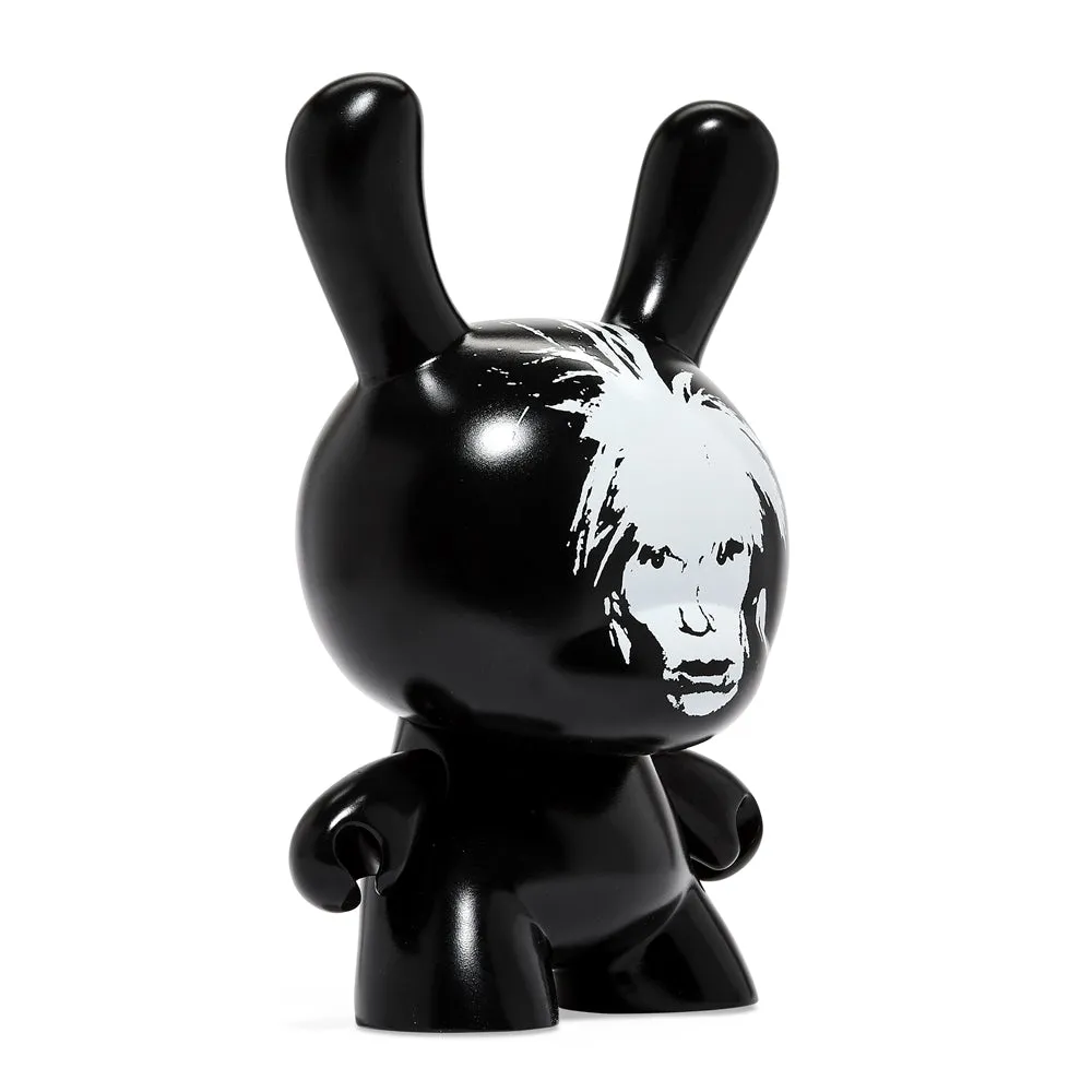 Andy Warhol Fright Wig Self-Portrait 8" Masterpiece Dunny - Monochrome Edition