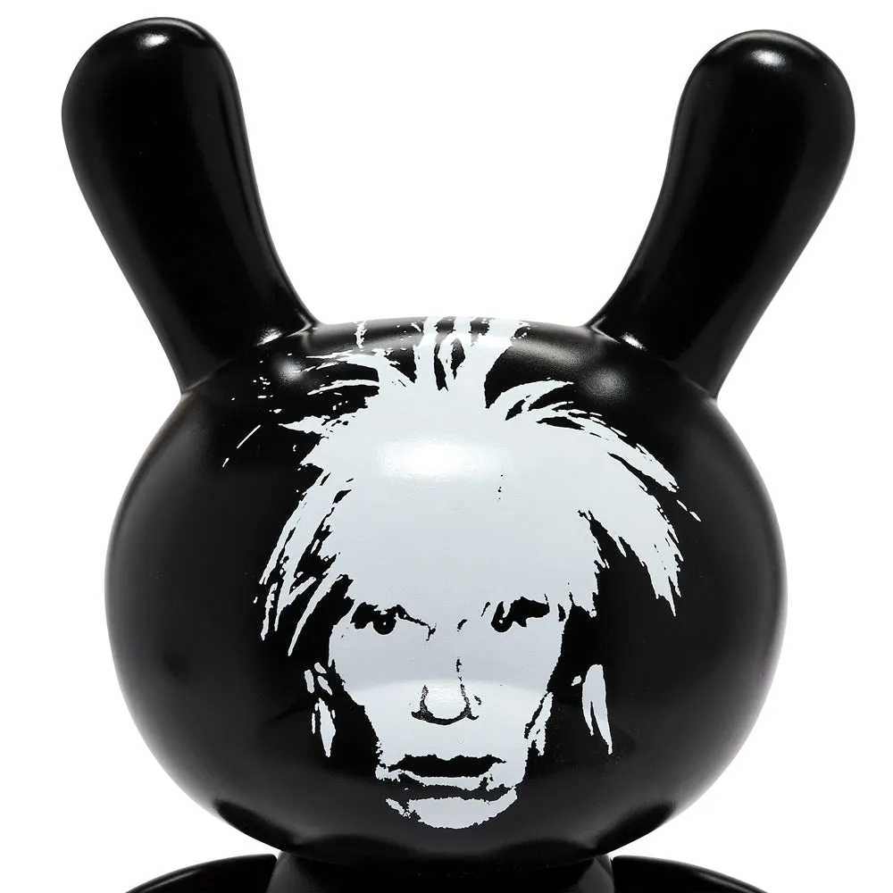 Andy Warhol Fright Wig Self-Portrait 8" Masterpiece Dunny - Monochrome Edition