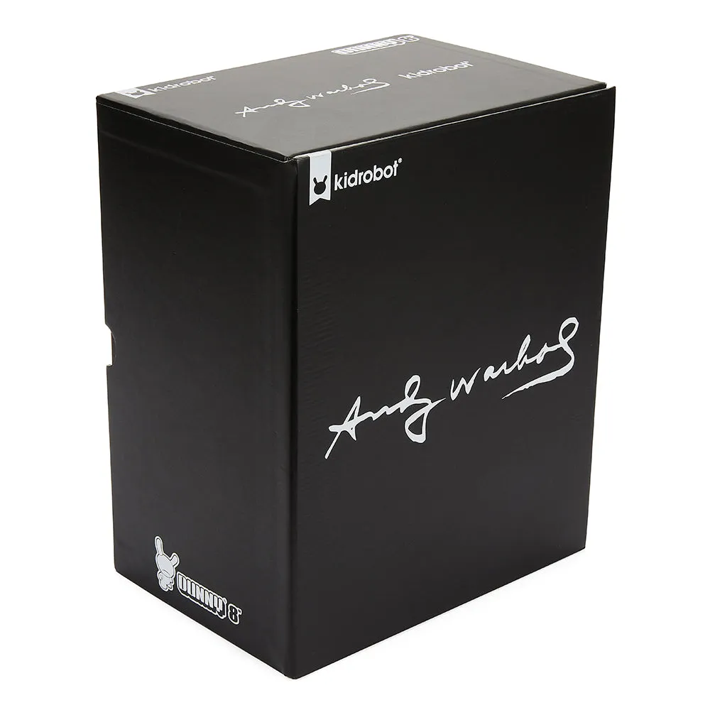 Andy Warhol Fright Wig Self-Portrait 8" Masterpiece Dunny - Monochrome Edition