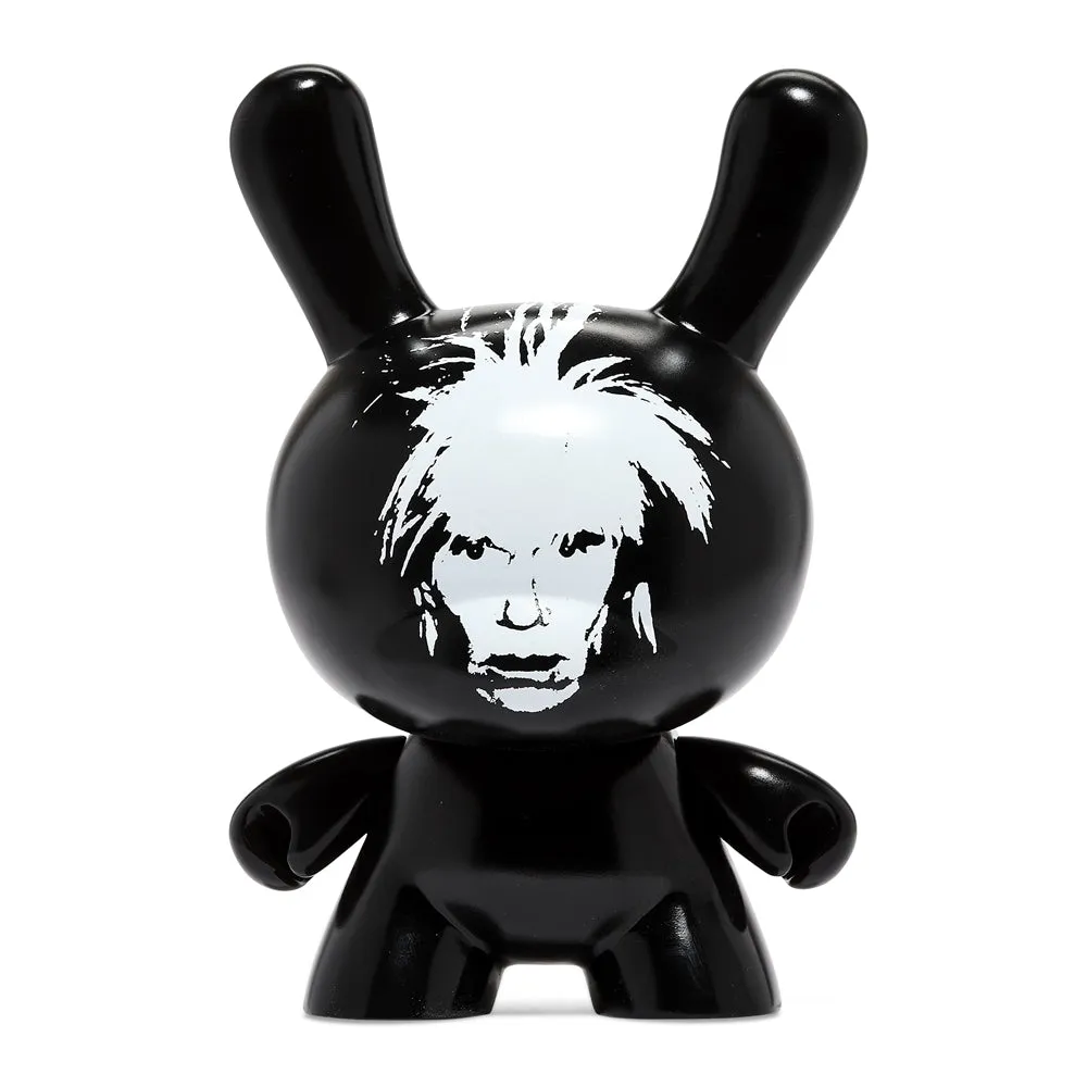 Andy Warhol Fright Wig Self-Portrait 8" Masterpiece Dunny - Monochrome Edition