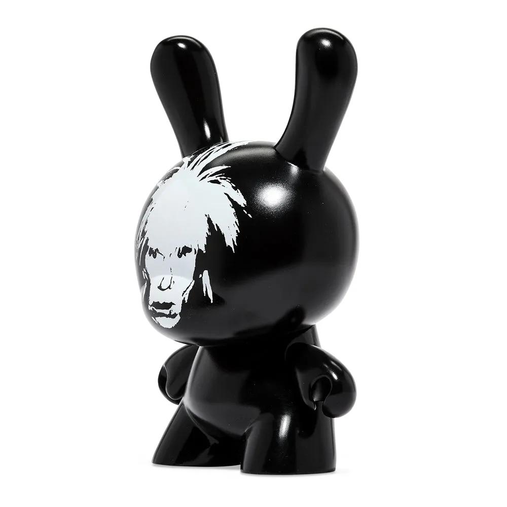 Andy Warhol Fright Wig Self-Portrait 8" Masterpiece Dunny - Monochrome Edition