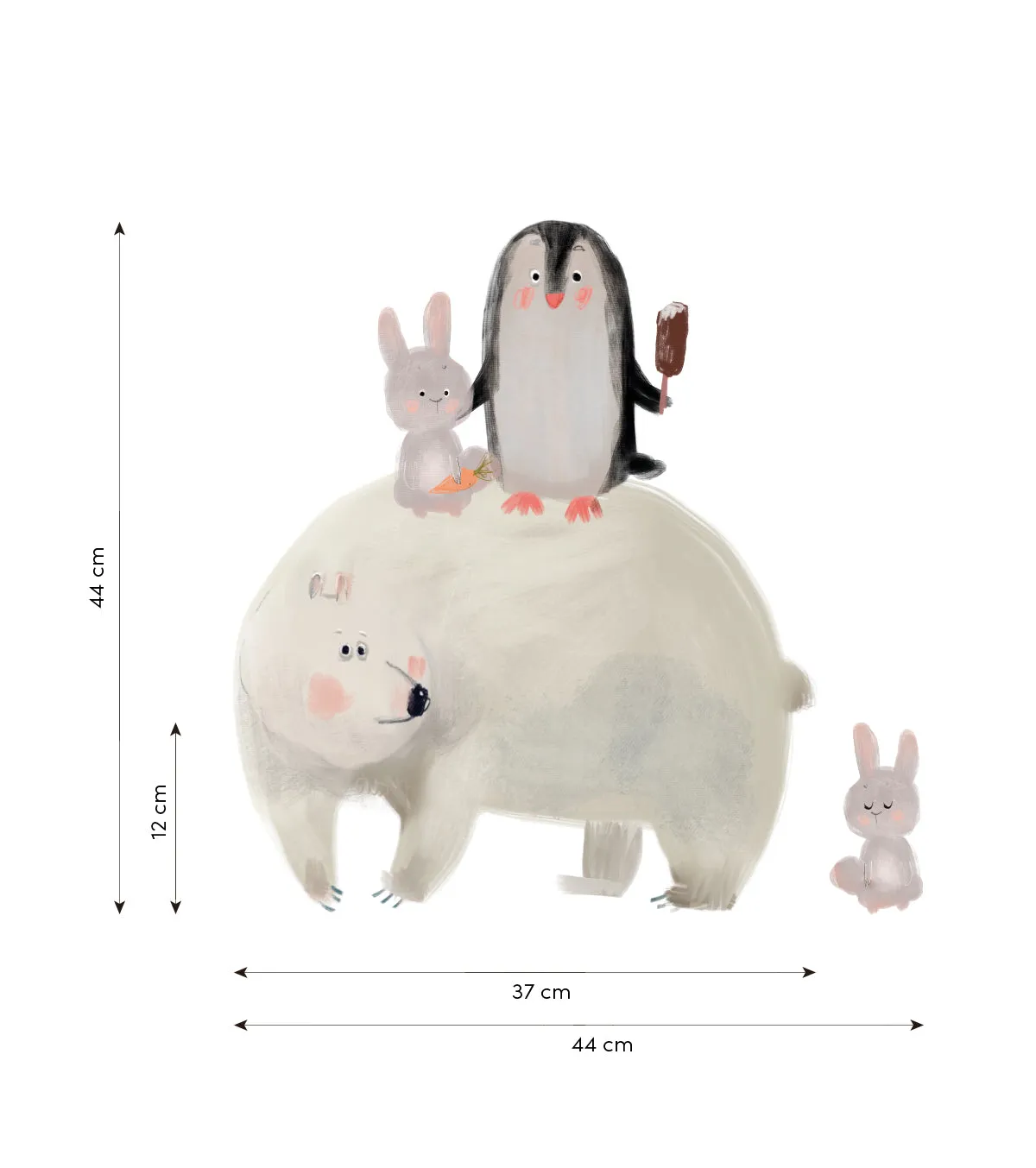 ANIMALIA | Wall Decals Polar in TUBE