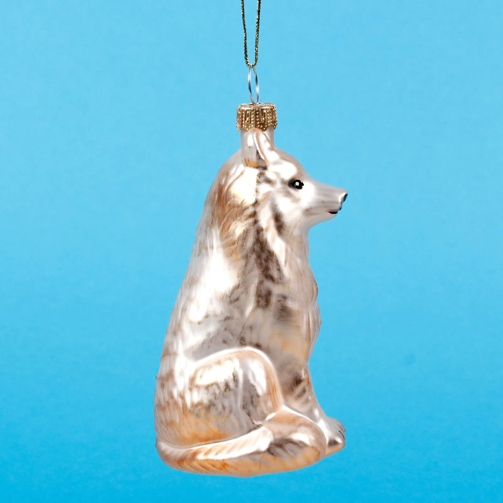Arctic Fox Shaped Bauble