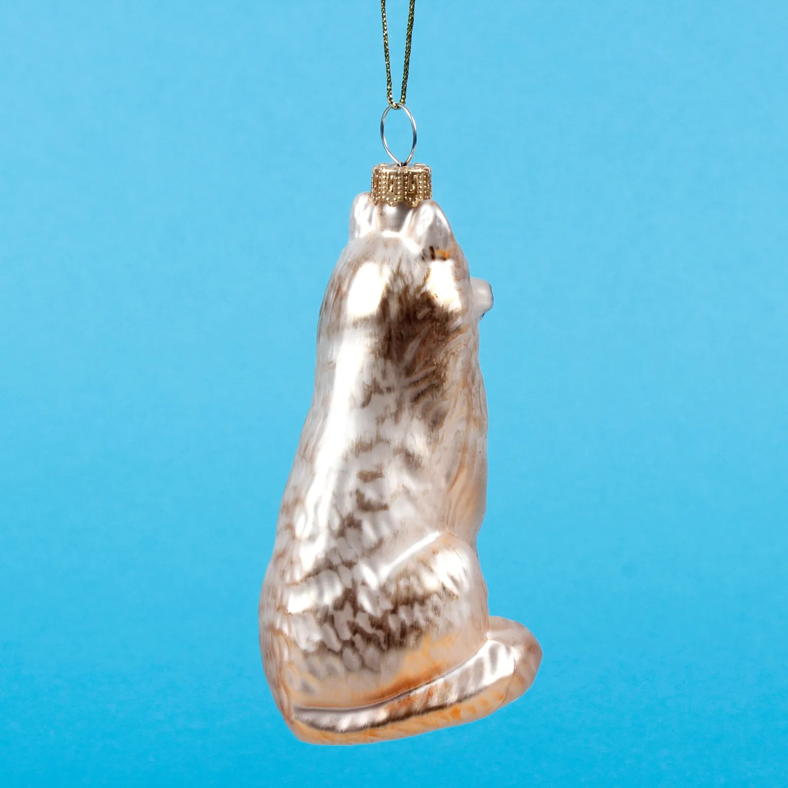 Arctic Fox Shaped Bauble