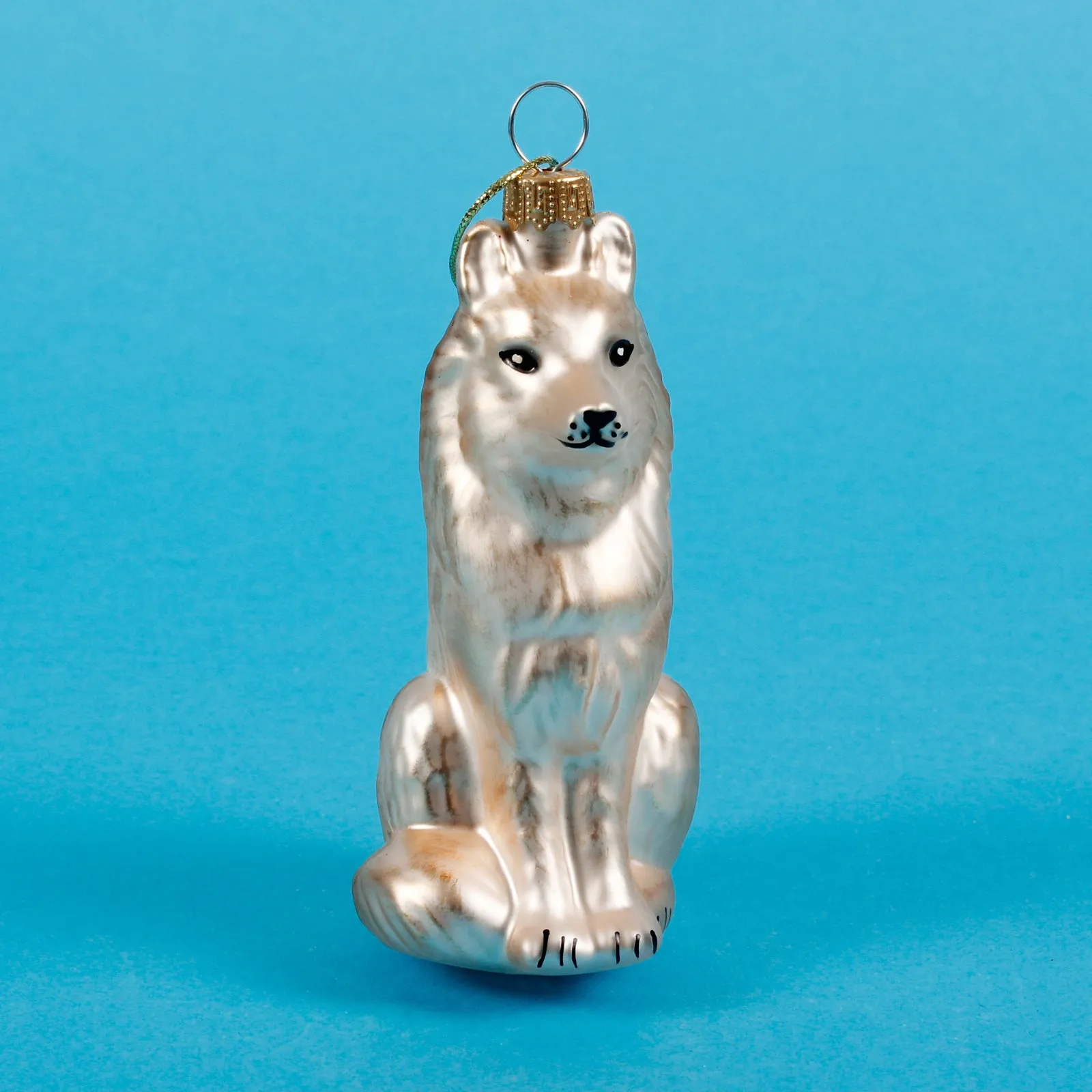 Arctic Fox Shaped Bauble