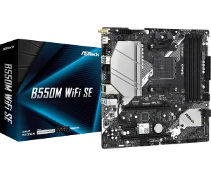 ASRock B550M WIFI SE | AM4 mATX Motherboard