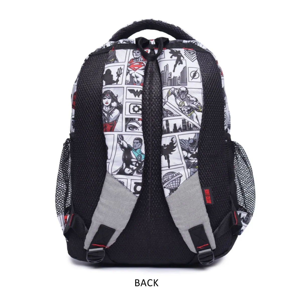 ASTRID Gray /Red Color Print  Back Pack