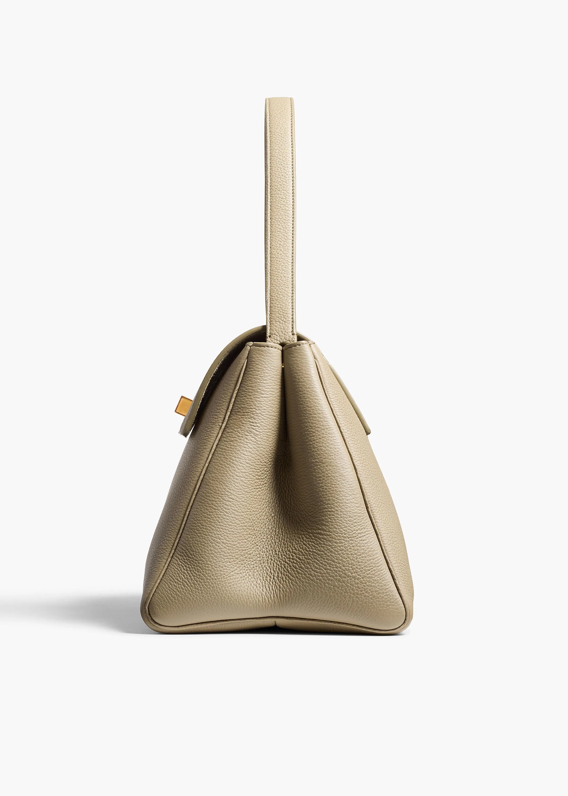 Audrey Top Handle Bag in Sage Pebbled Leather