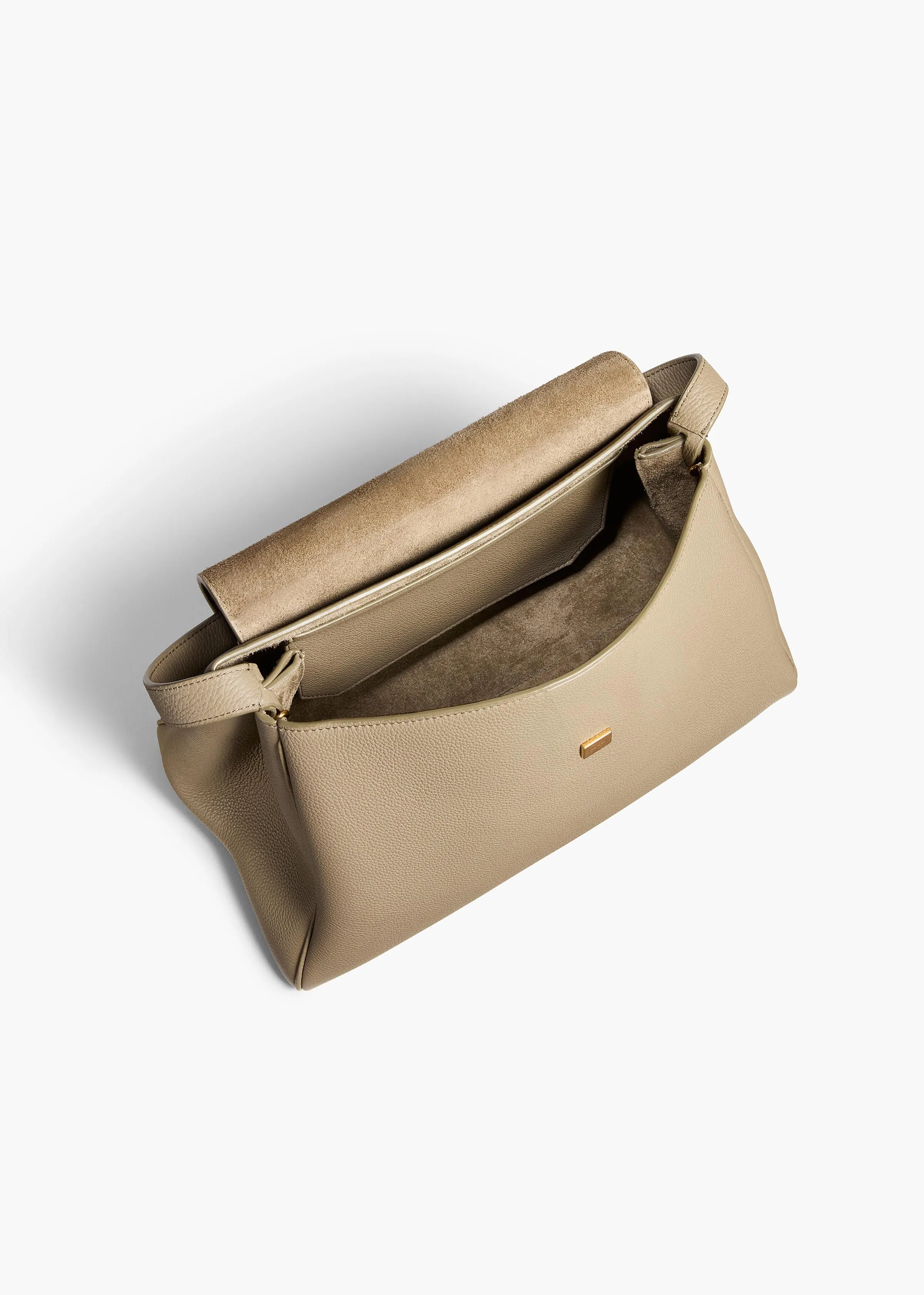 Audrey Top Handle Bag in Sage Pebbled Leather
