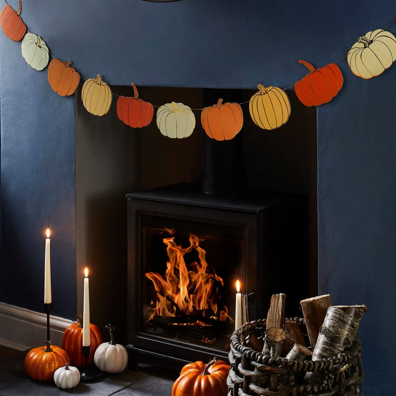 Autumn Pumpkins Garland - 2.5m