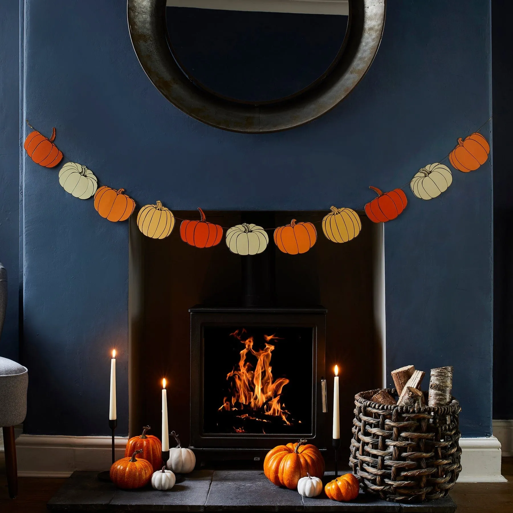 Autumn Pumpkins Garland - 2.5m