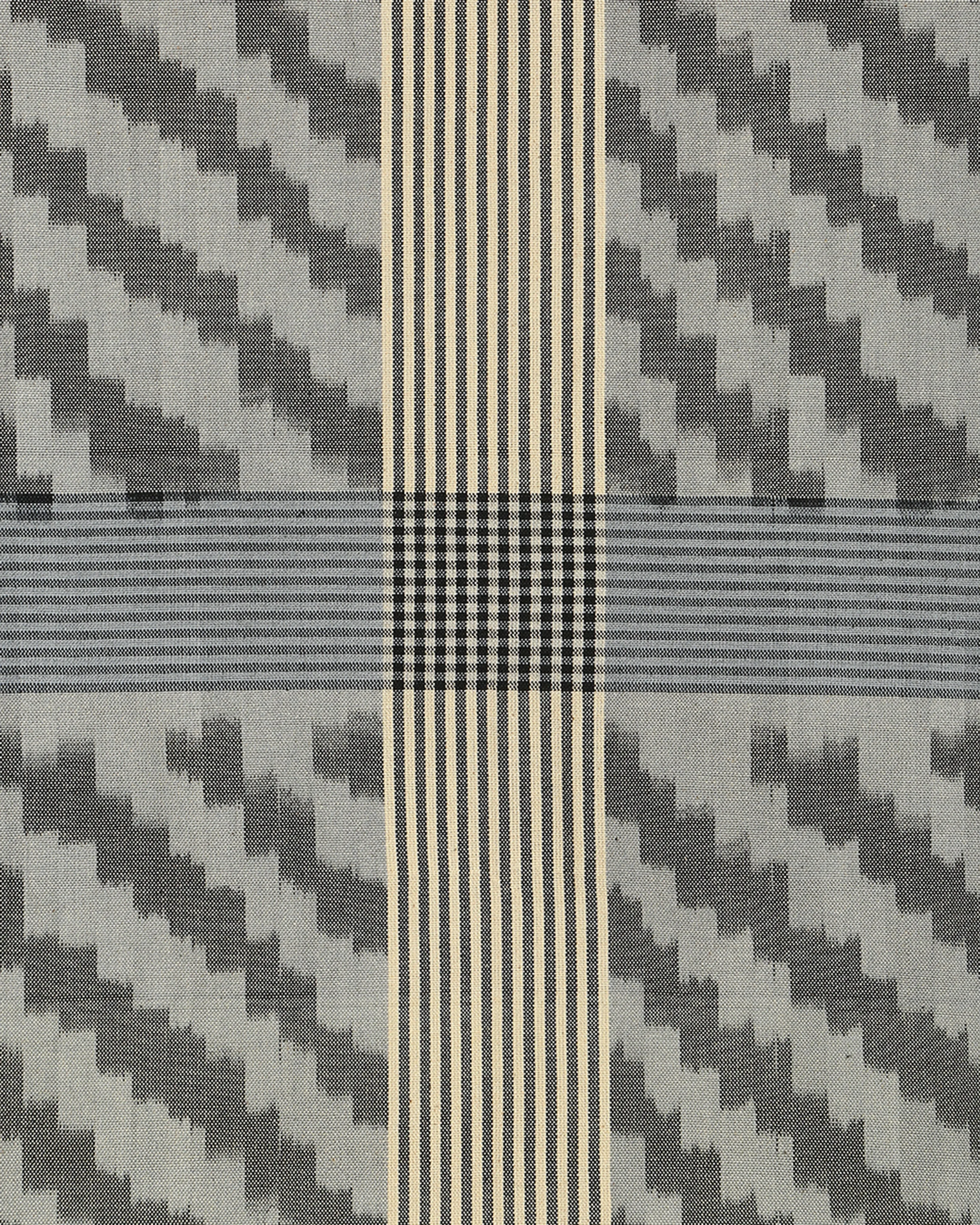 Avisa Warp Ikat Cotton Bed Cover