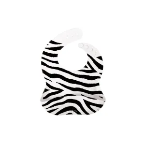 Baby Boosa Bib - Zebra Monochrome