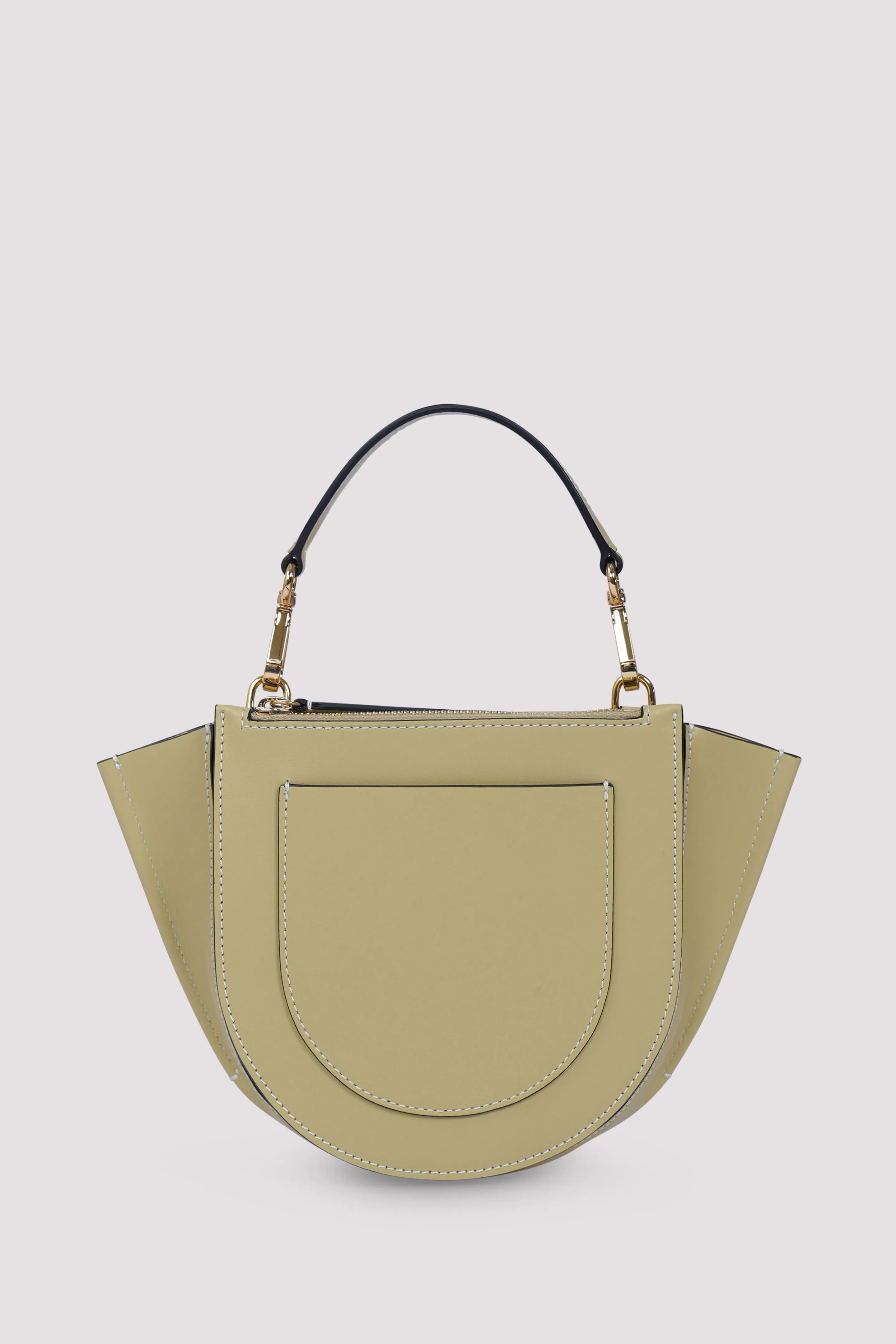 Beige Hortensia Leather Mini Bag