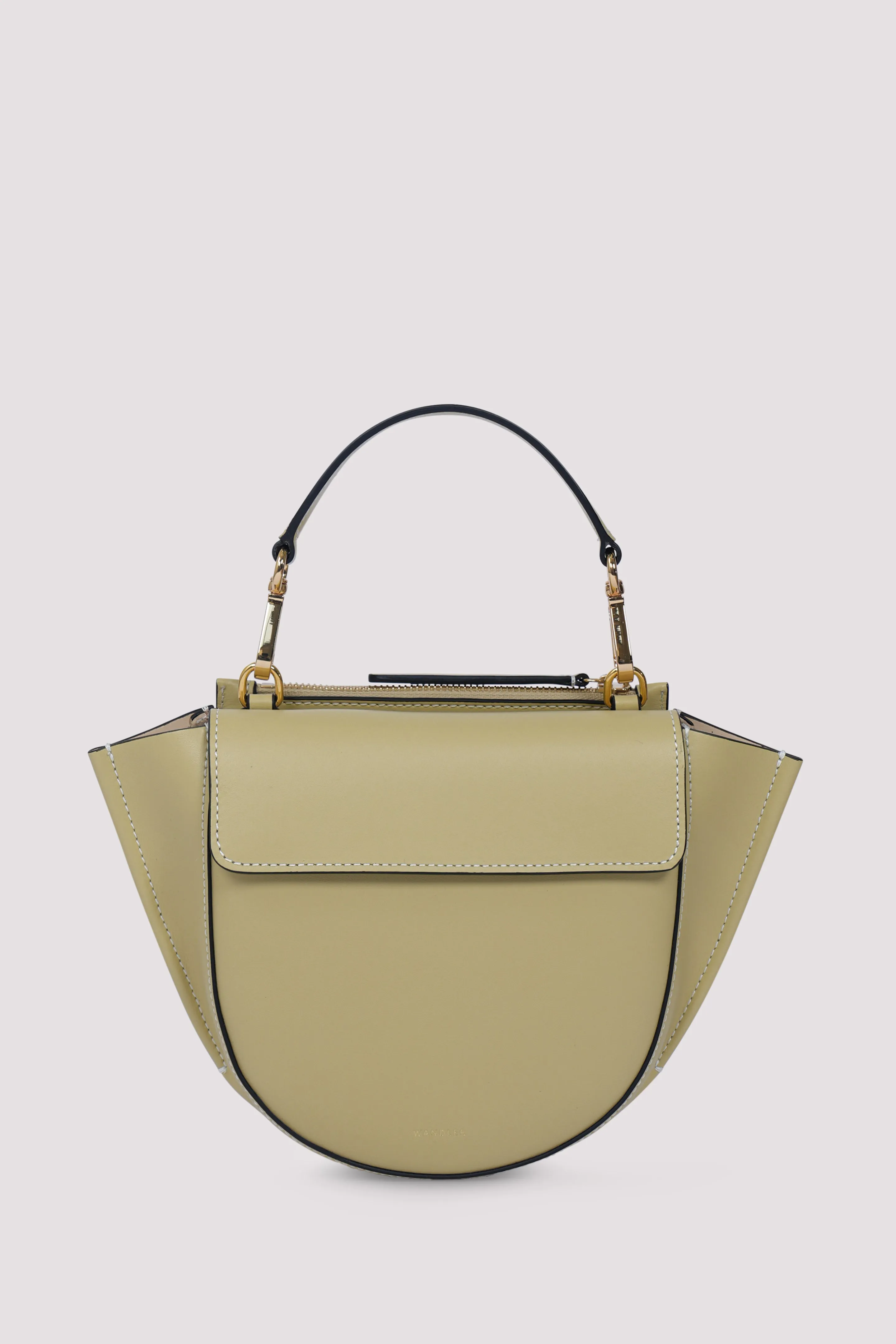 Beige Hortensia Leather Mini Bag