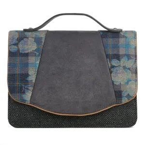 Belfast Grey Satchel Mini Briefcase Bag (Matches Dee Heels) by Ruby Shoo