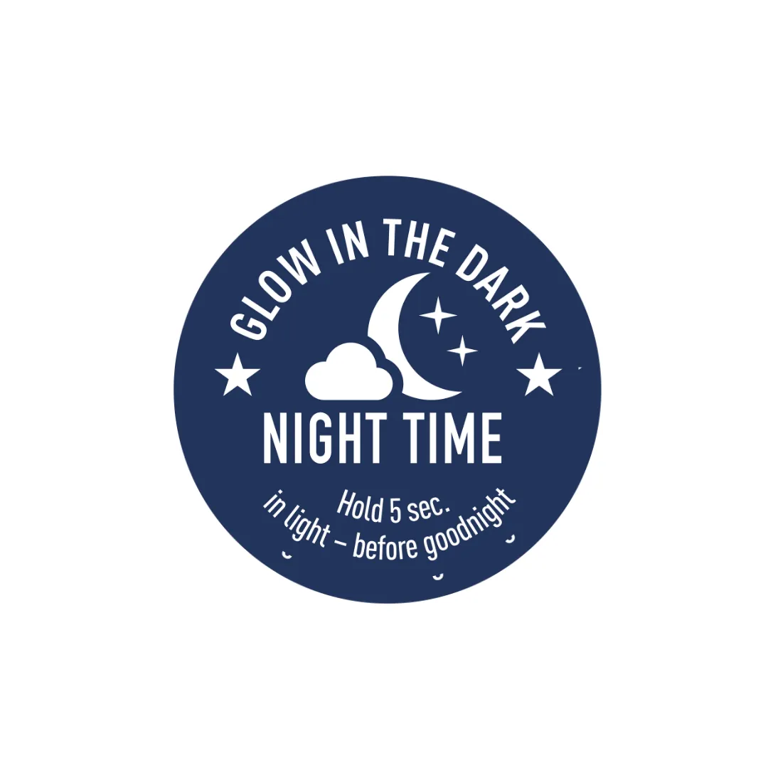BIBS Pacifier Duo - NIGHT Glow Cloud | Size 3