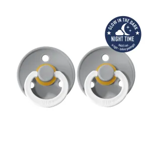 BIBS Pacifier Duo - NIGHT Glow Cloud | Size 3