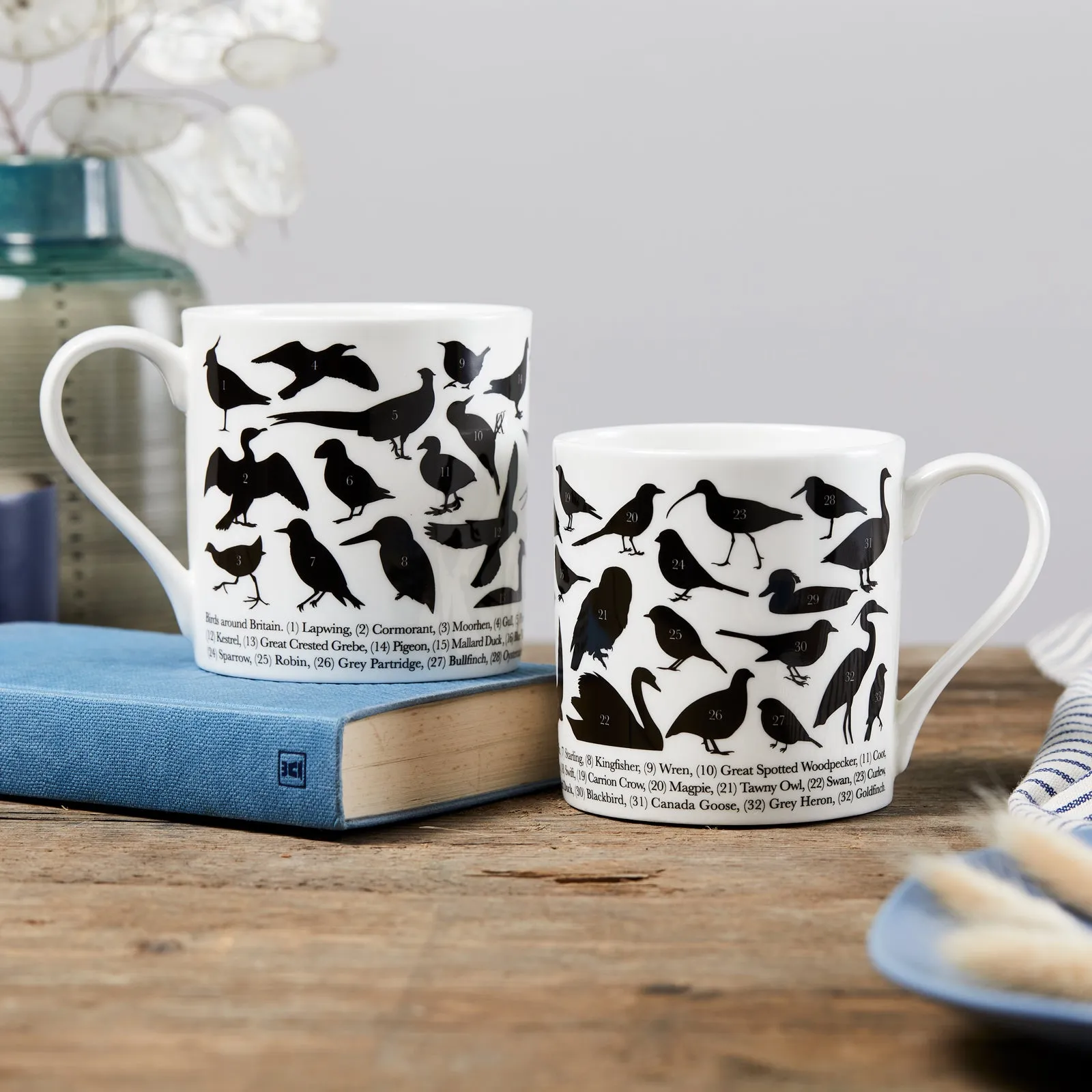 'Birds around Britain' Fine China Mug