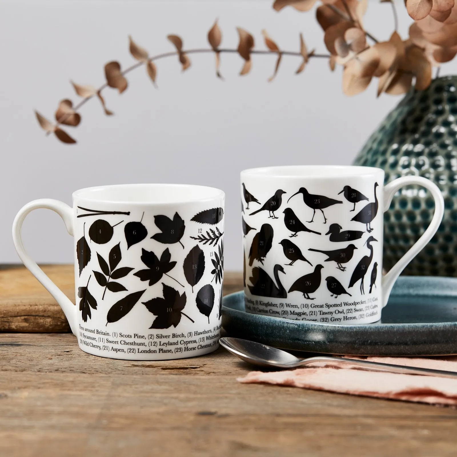 'Birds around Britain' Fine China Mug