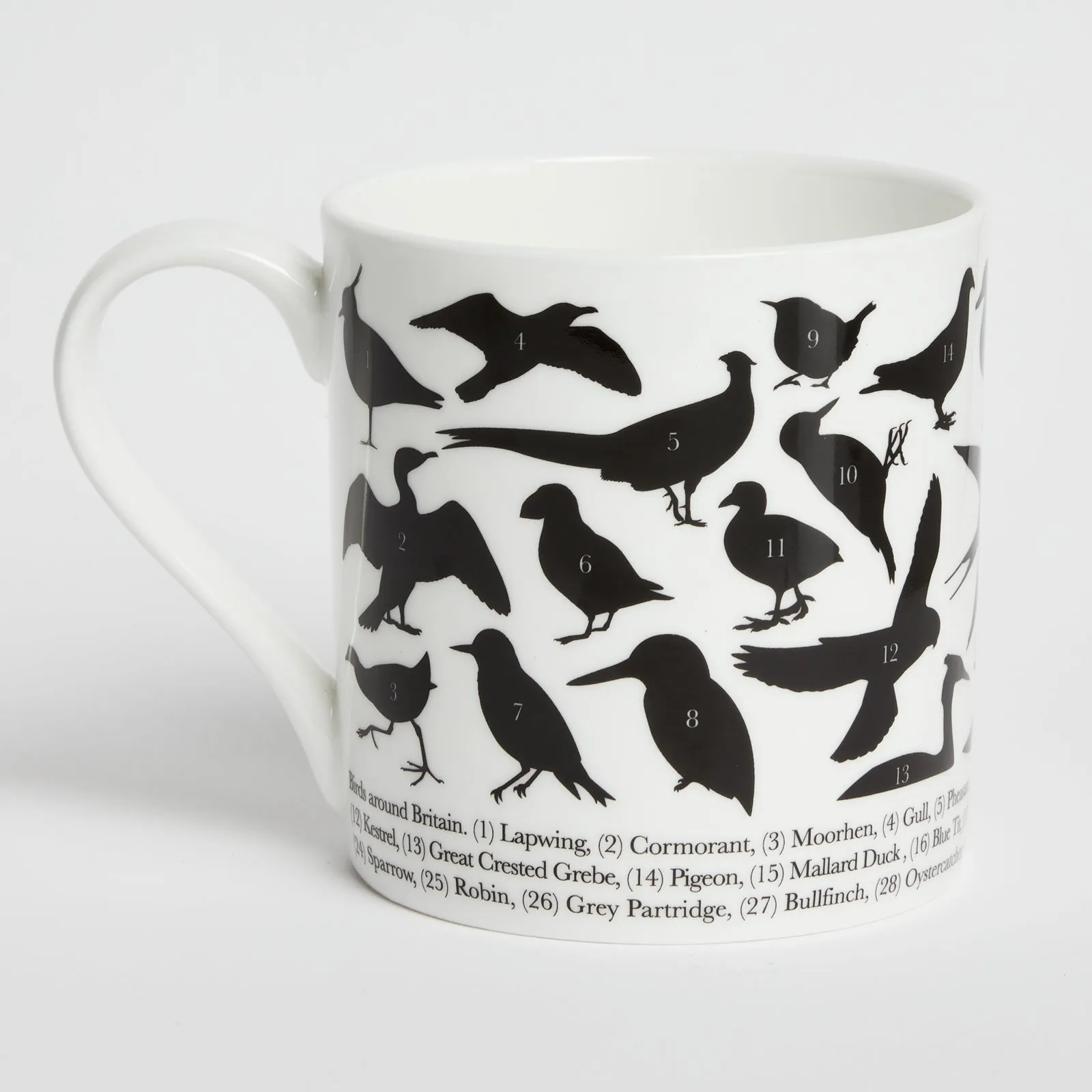 'Birds around Britain' Fine China Mug