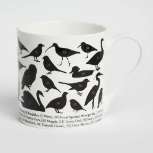 'Birds around Britain' Fine China Mug