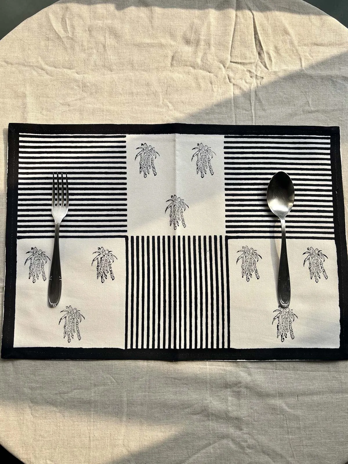 Black & White Kopou Placemats